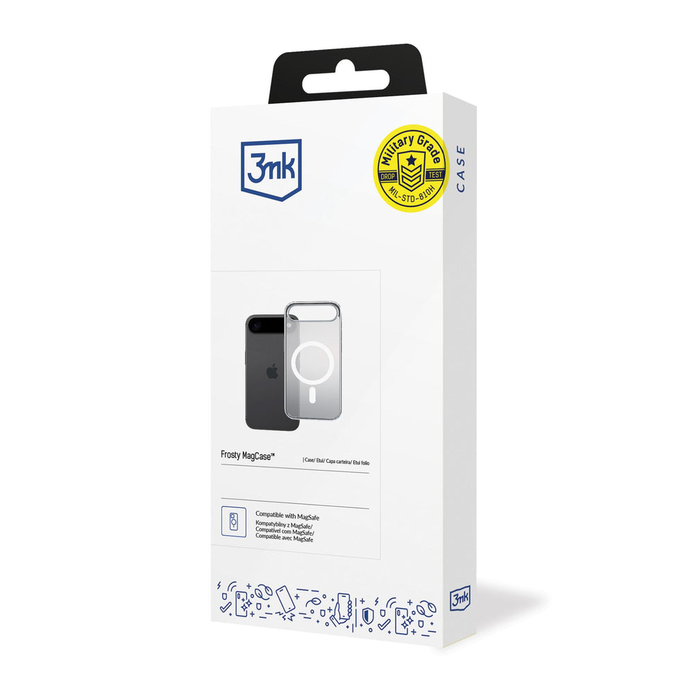 3mk Frosty MagCase til iPhone 17 Air - hvid