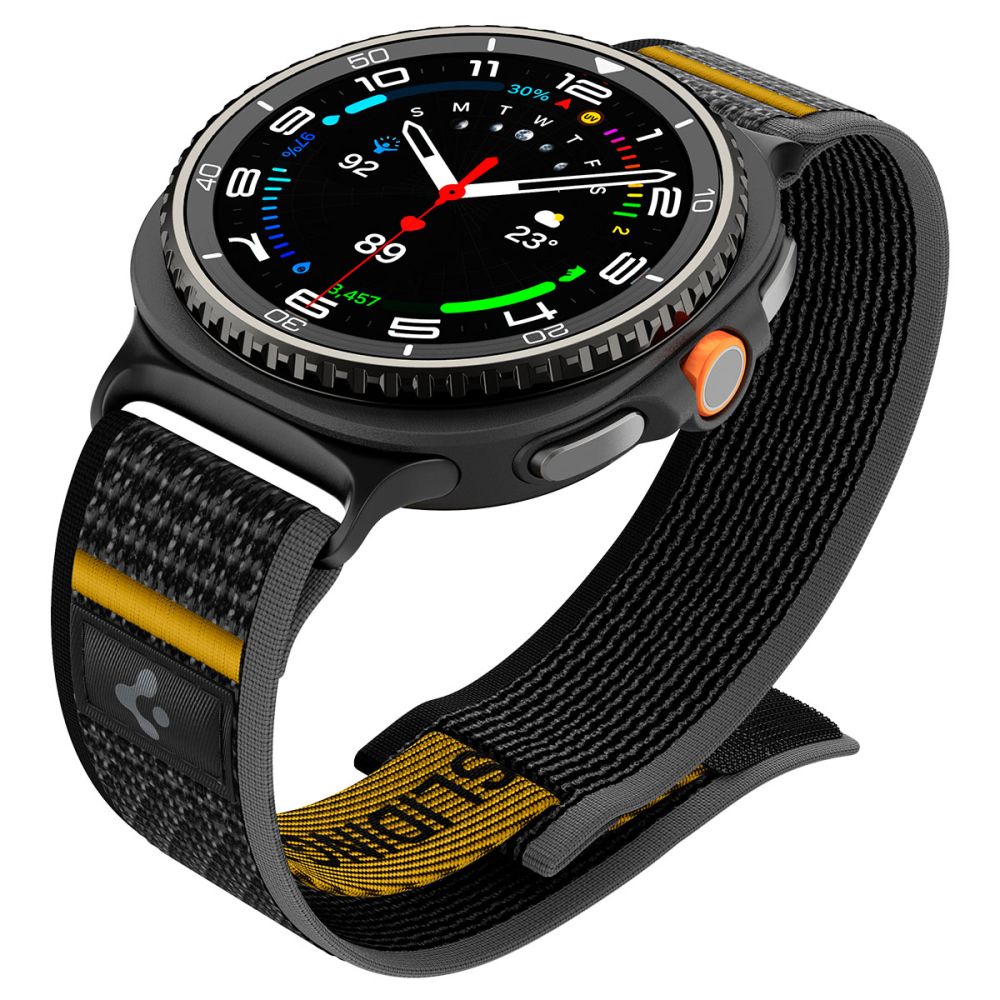 Spigen Athlex Air Strap for Samsung Galaxy Watch 40/44/46mm - Black and Yellow