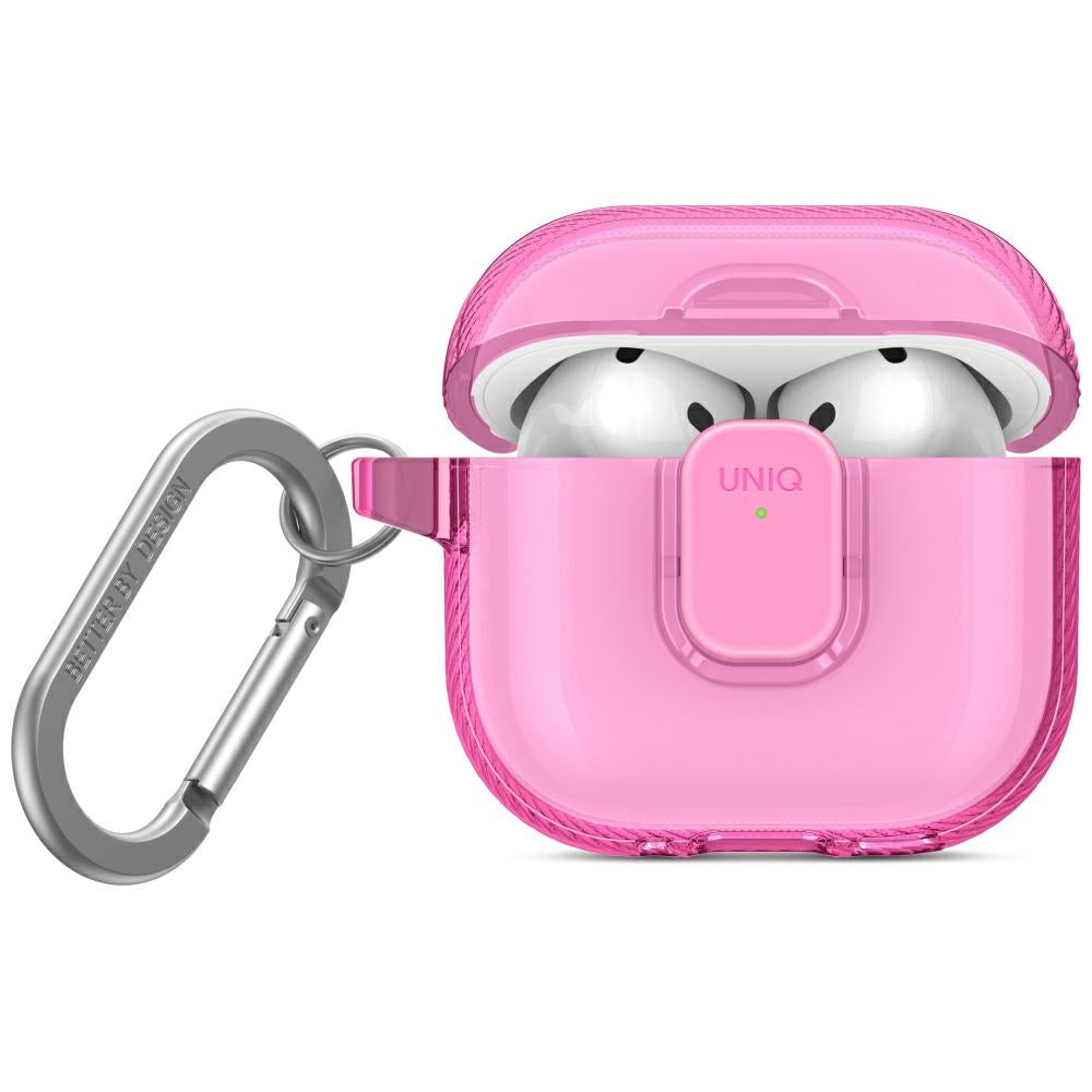 Uniq Glase Pro Case til AirPods 4 - Pink