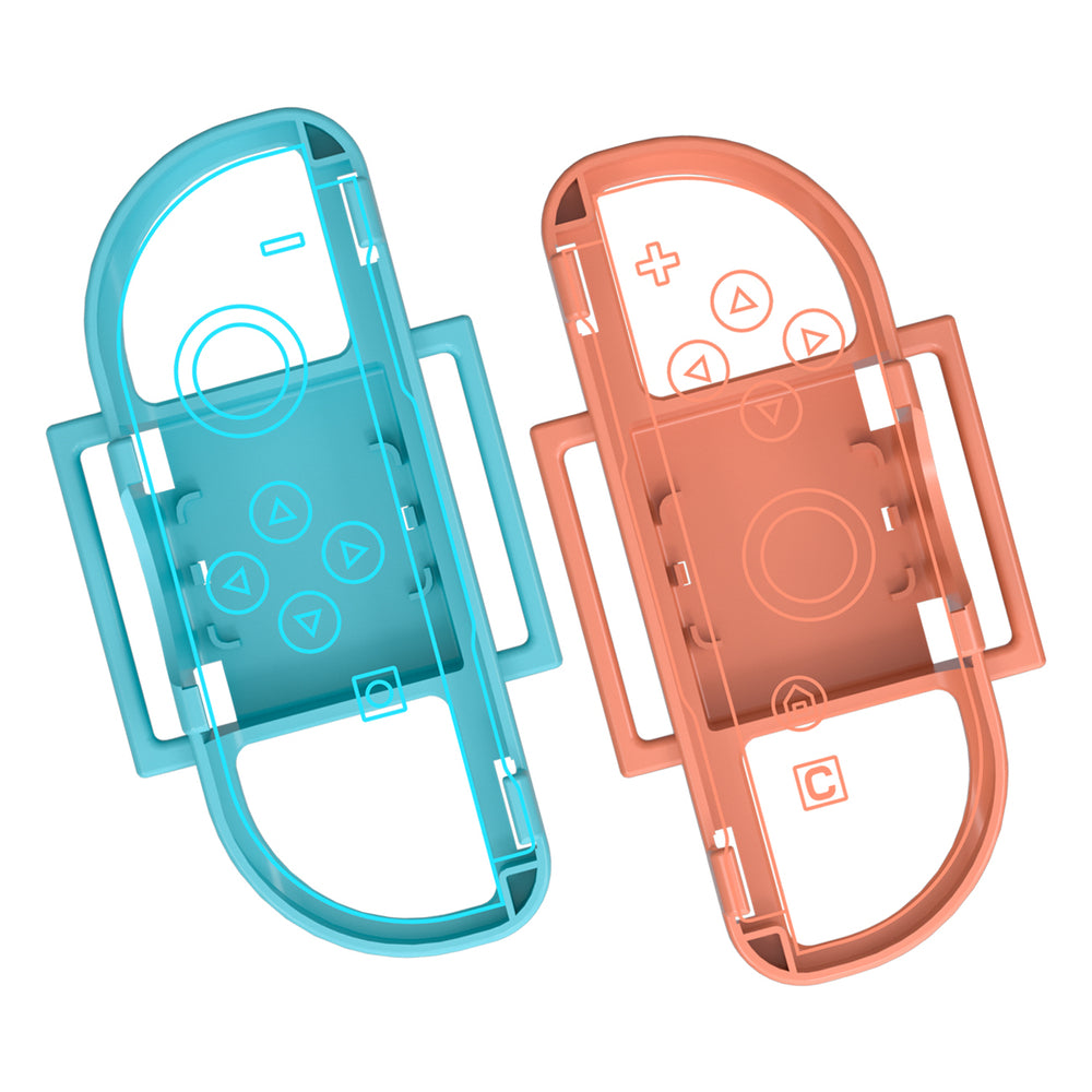 Nintendo Switch 15-i-1 Family Accessory Pack 2 - Orange og Blue Set