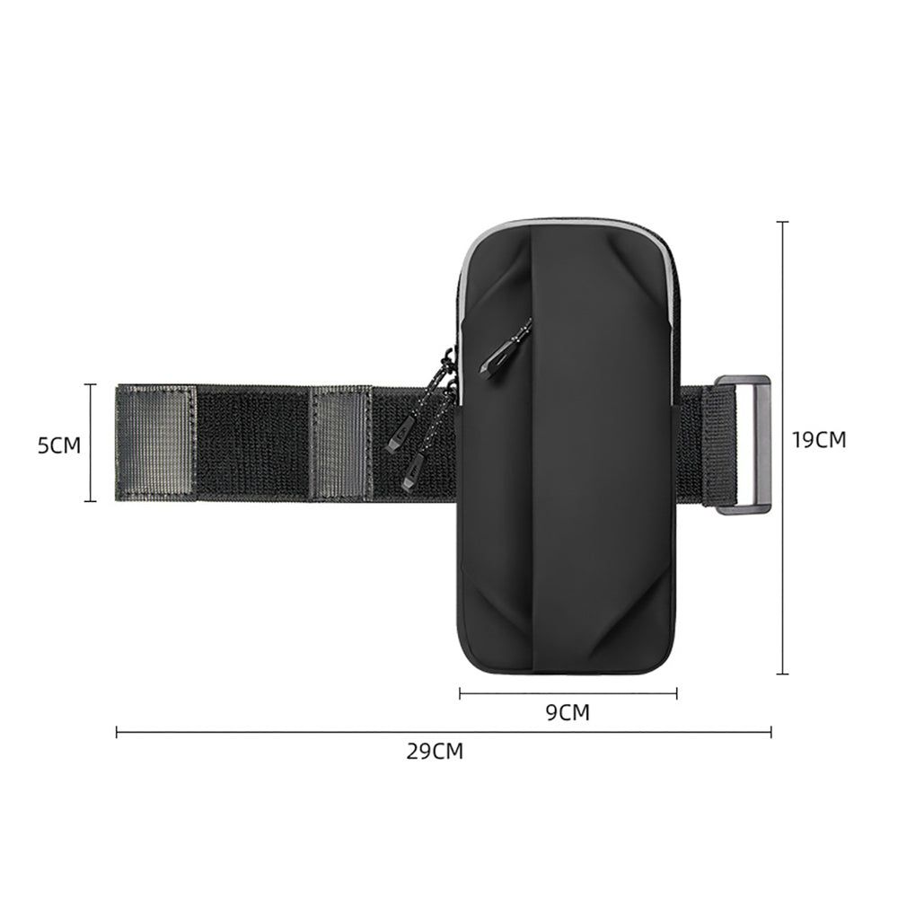 Wozinsky WSDB-B-armbånd telefonpose til løb - sort