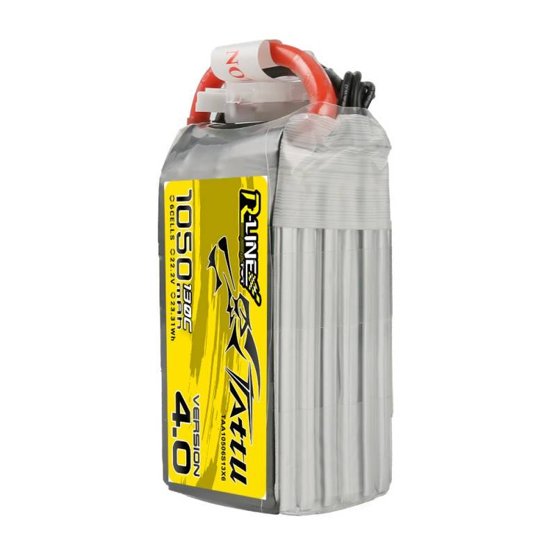 Tattu R-Line 4.0 1050mAh 22.2V 130C 6S1P XT60 Batteri
