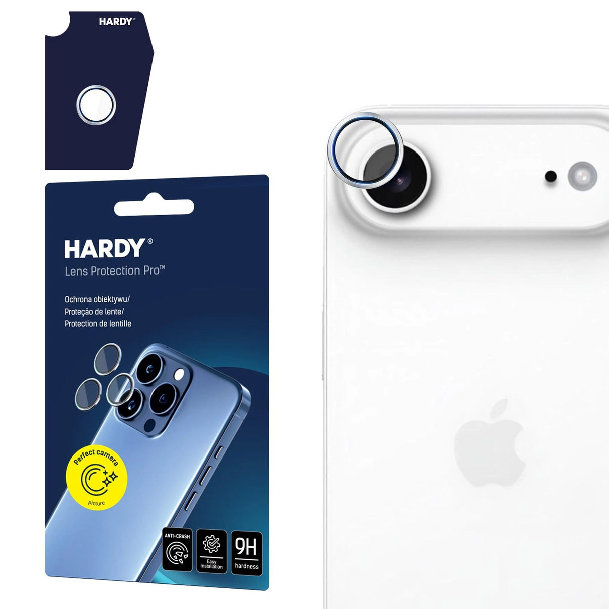 3mk HARDY Lens Protection Pro til iPhone 17 Air - Silver