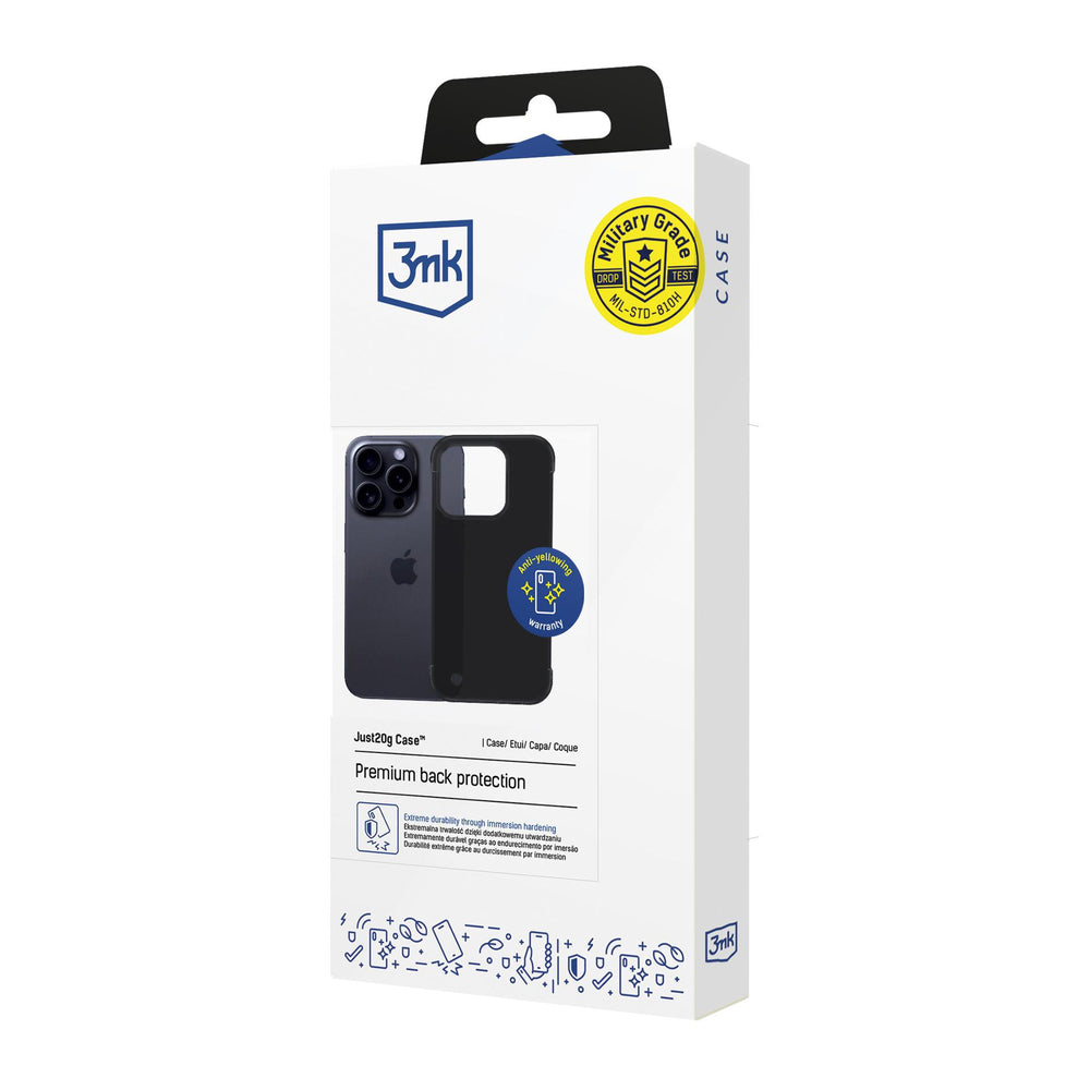 3mk Just20g Matt Case til Apple iPhone 14 Pro - Matte sort