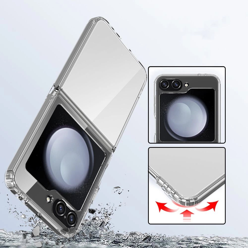 Tech-Protect FlexAir Hybrid Case for Samsung Galaxy Z Flip 6 / 7 FE - Transparent