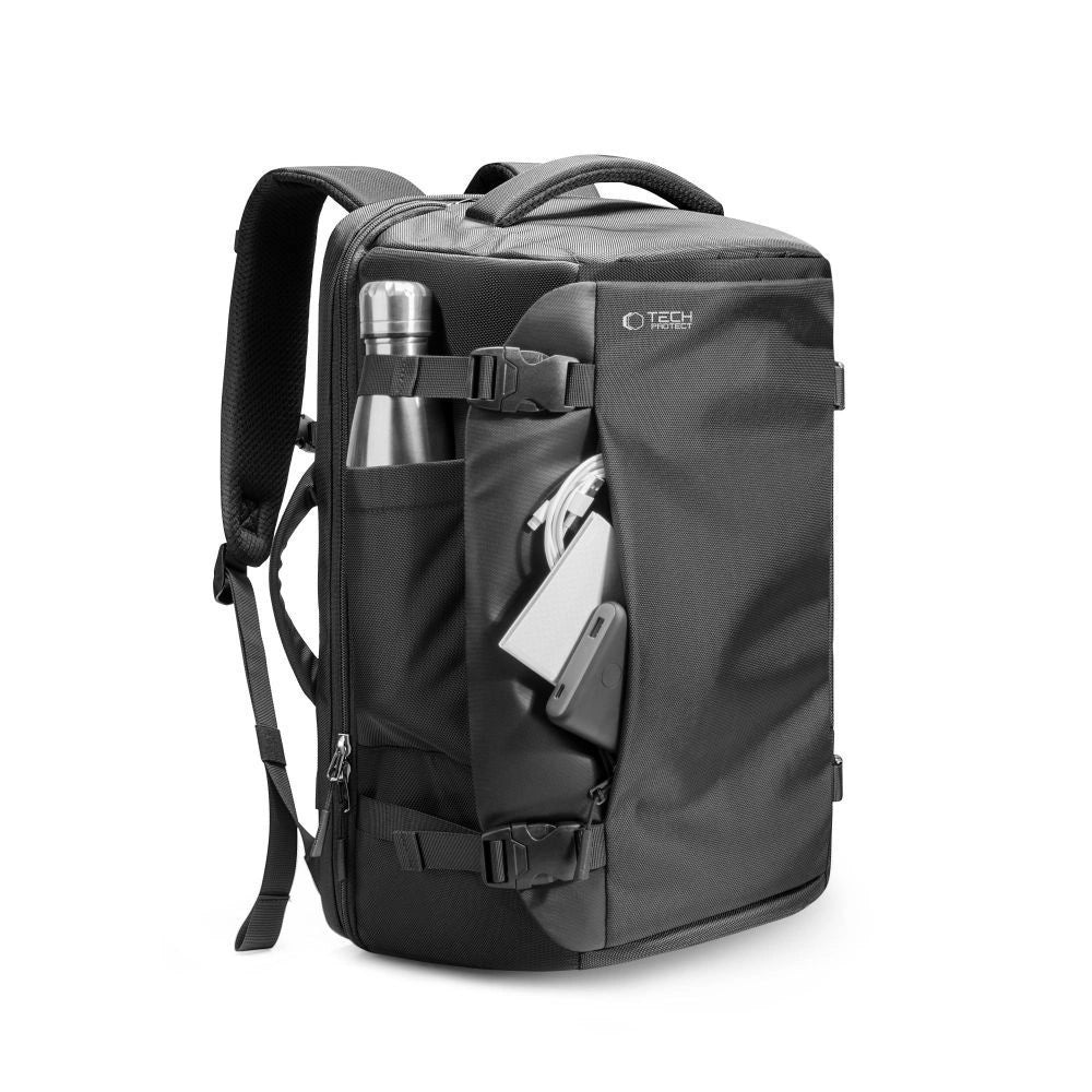 Tech-Protect Defender S40 rygsæk til Ryanair & Wizzar, 20L Laptop - sort