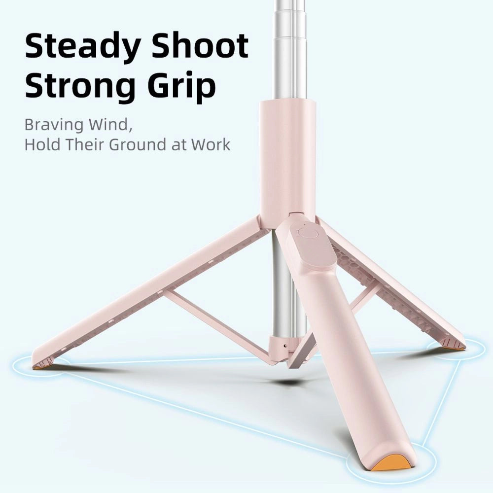 Selfie Stick Tech-Protect L09S med Stativ - Pink