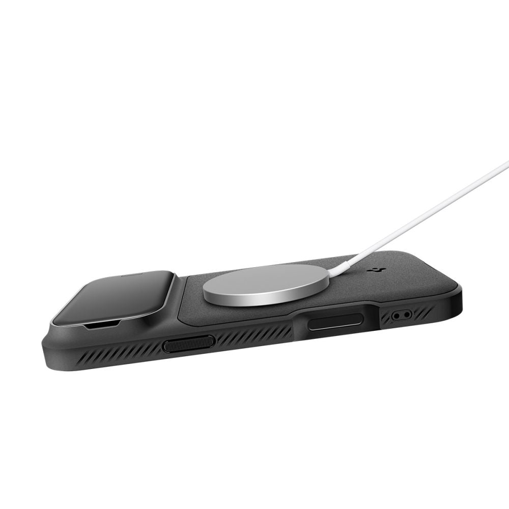 Spigen Optik Armor MagSafe Case til iPhone 17 Pro Max - sort