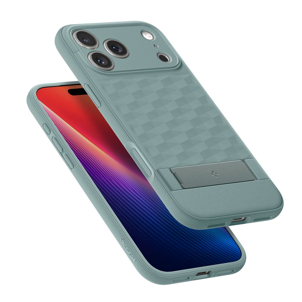 Spigen Parallax "S" MagSafe Case til iPhone 17 Pro - Grøn