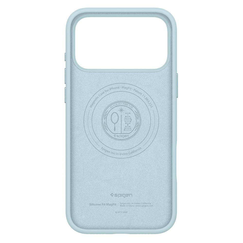 Spigen Silicone Fit MagSafe Case for iPhone 17 Pro Max - Blue