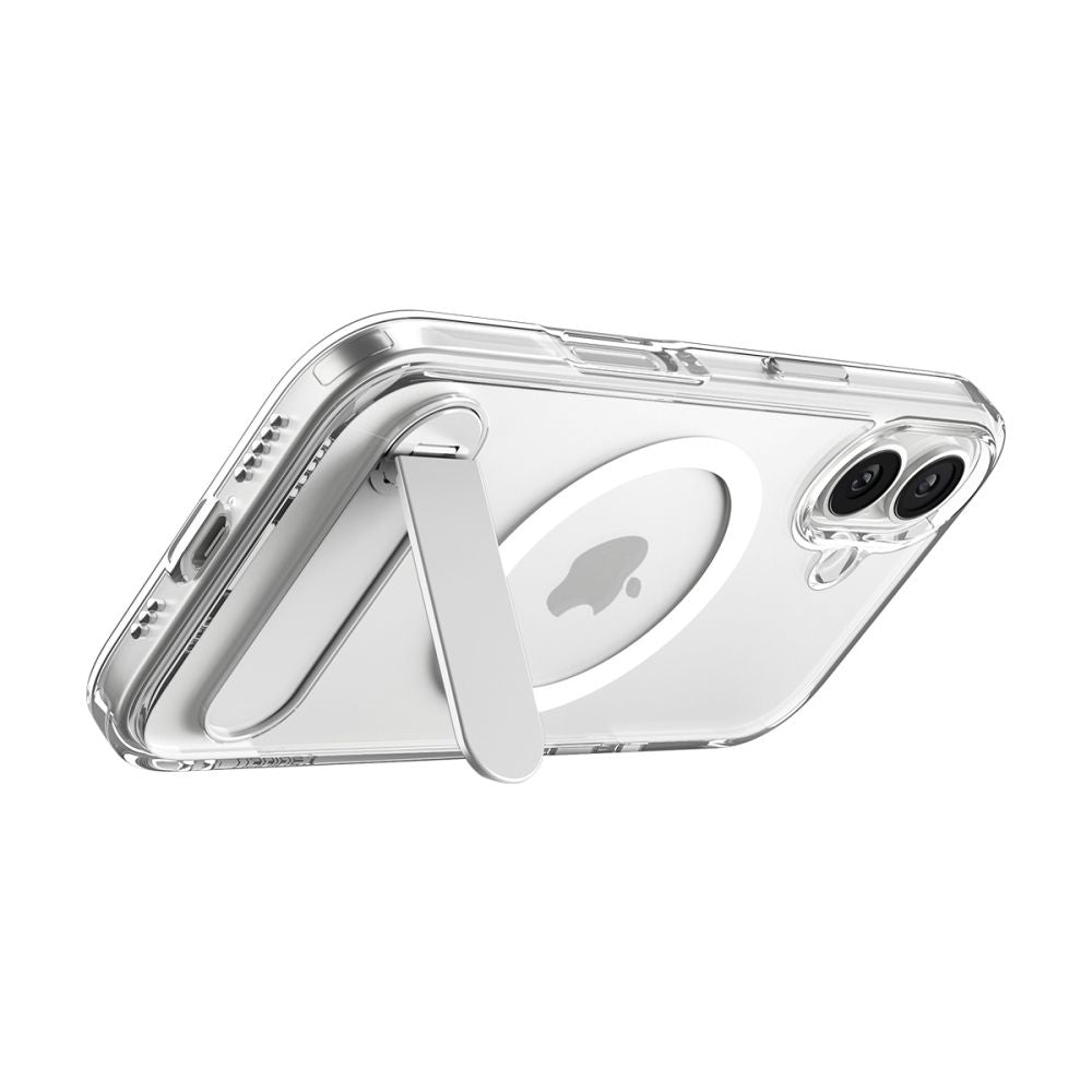 Spigen Ultra Hybrid "S" MagSafe Case for iPhone 17 - Clear and White