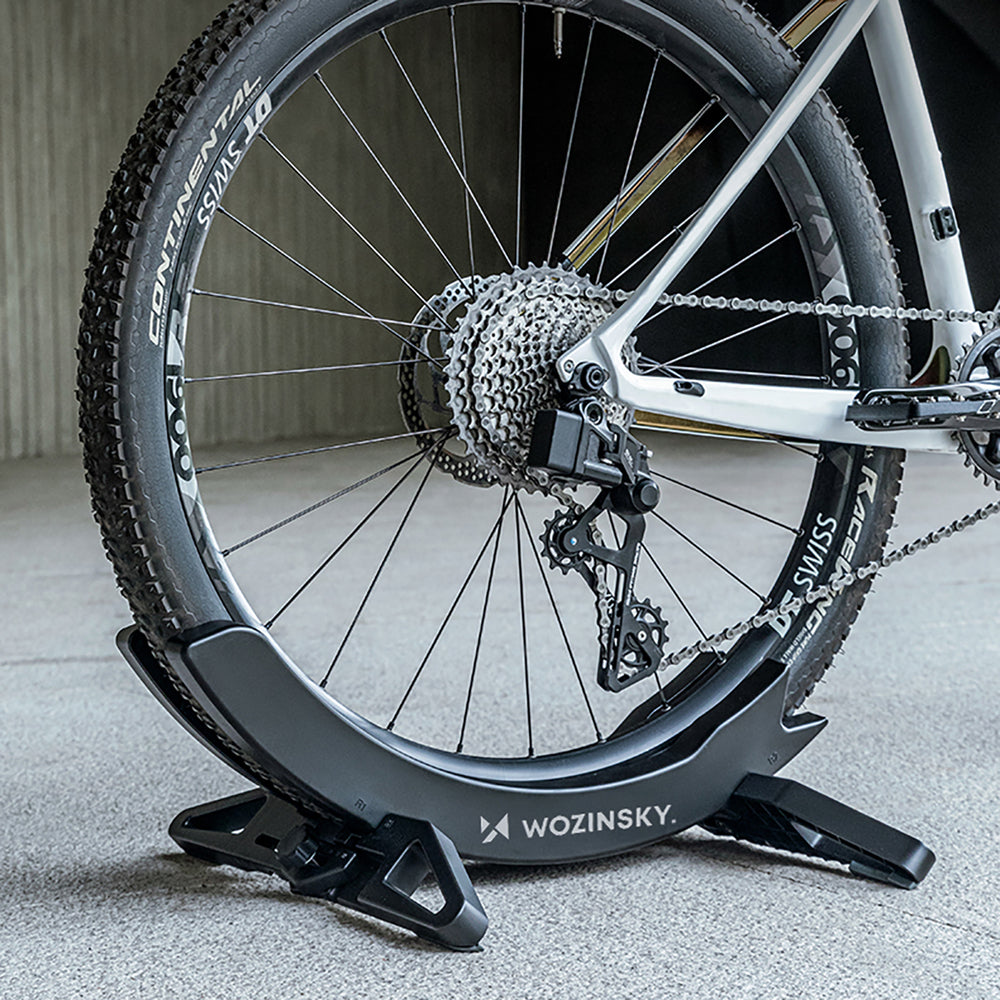 Wozinsky WSR-02 cykelstativ, stabil, til cykelhjul - sort