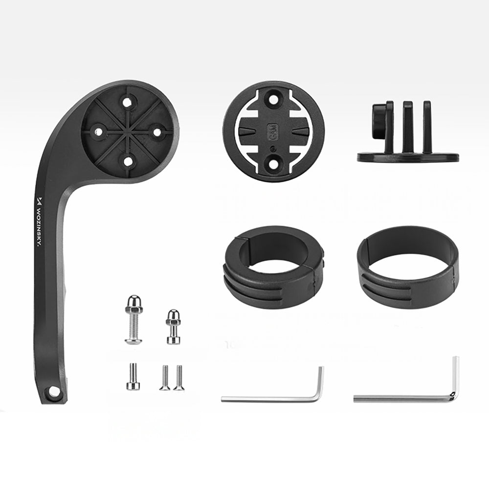 Wozinsky WUG-01B cykelmount til Garmin computer, styrestang, kamera, lampe - sort