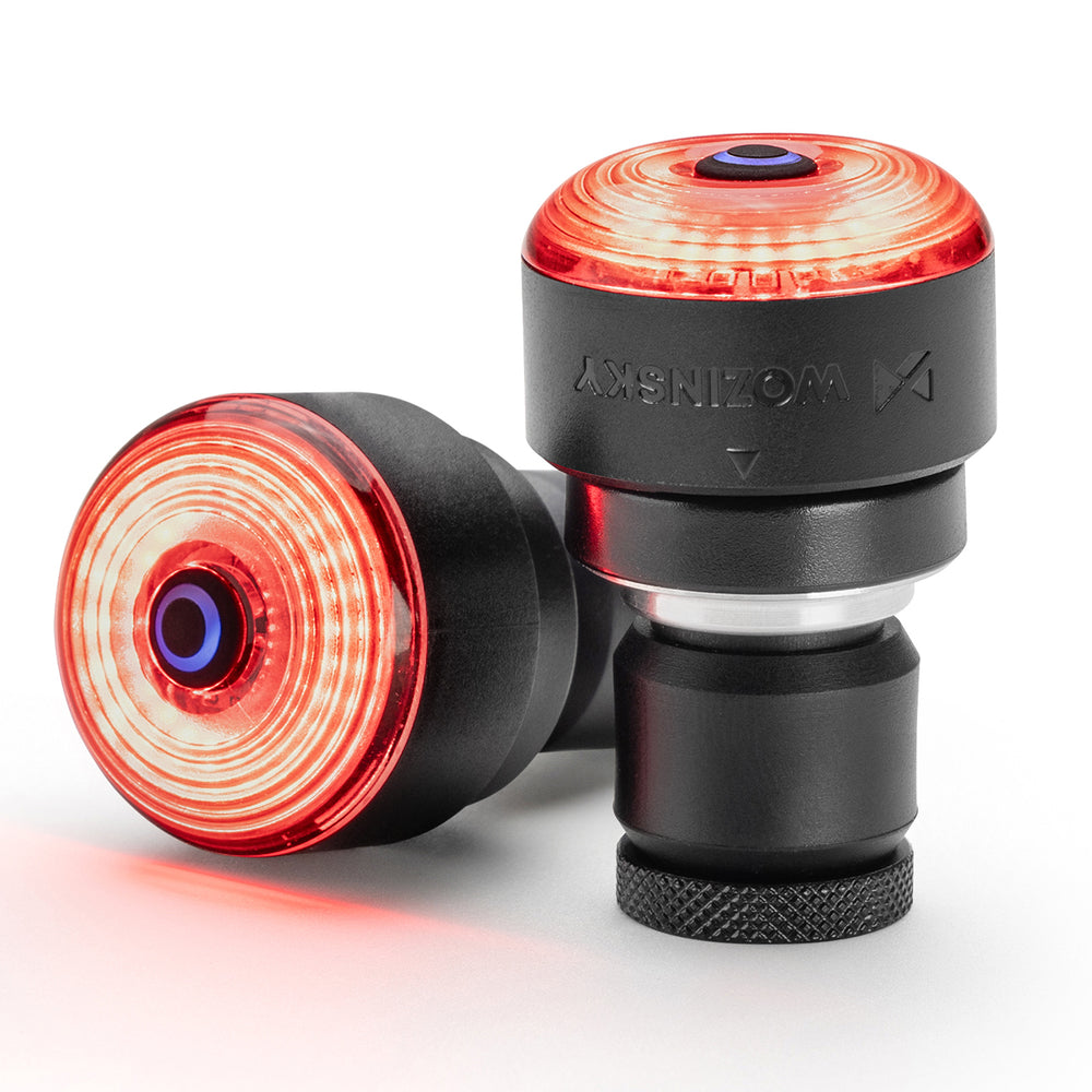 Wozinsky WIS-01 vandtæt Smart Tail Lights 2 stykker - sort