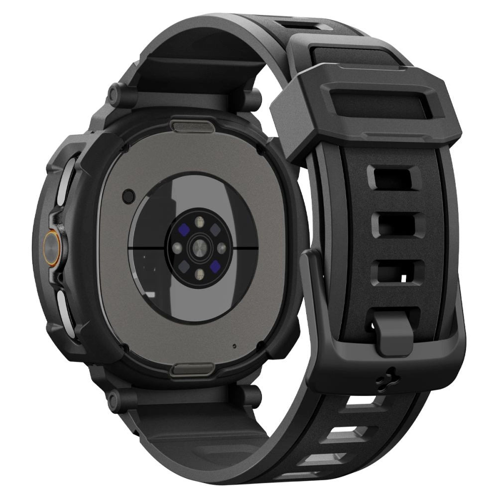 Spigen Rugged Armor Pro Strap for Samsung Galaxy Watch 8 Classic 46mm - Matte Black