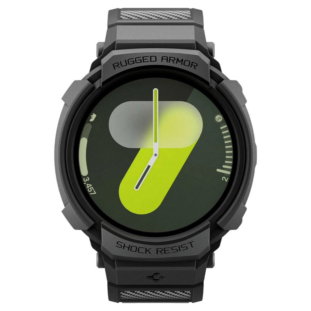 Spigen Rugged Armor Pro Strap for Samsung Galaxy Watch 8 40mm - Matte Black