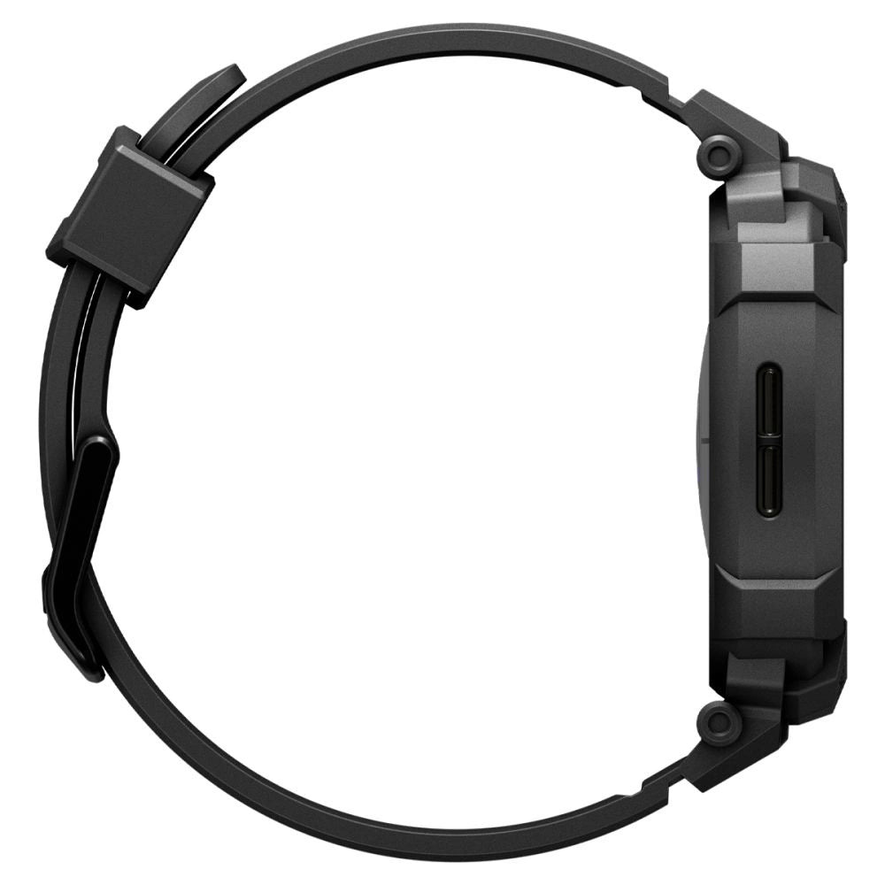 Spigen Rugged Armor Pro Strap for Samsung Galaxy Watch 8 40mm - Matte Black