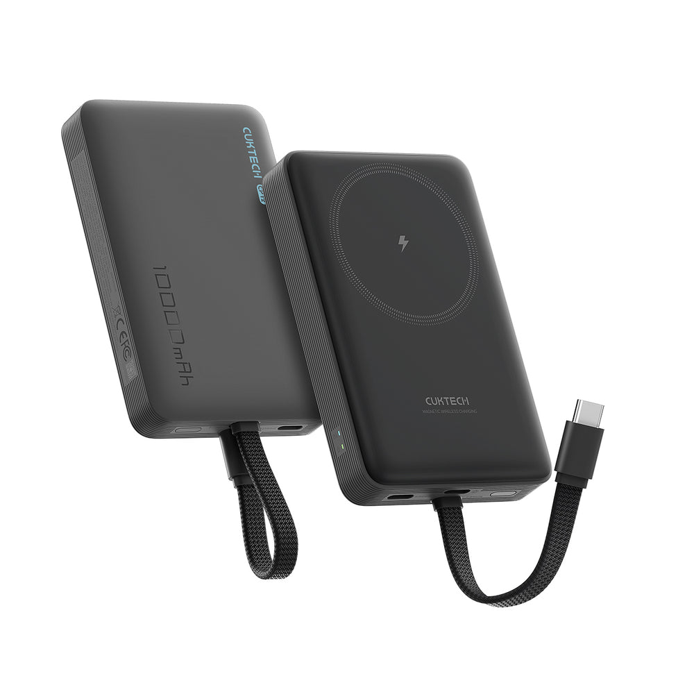 Cuktech CP132ML 10000mAh MagSafe Compatible Power Bank - Black