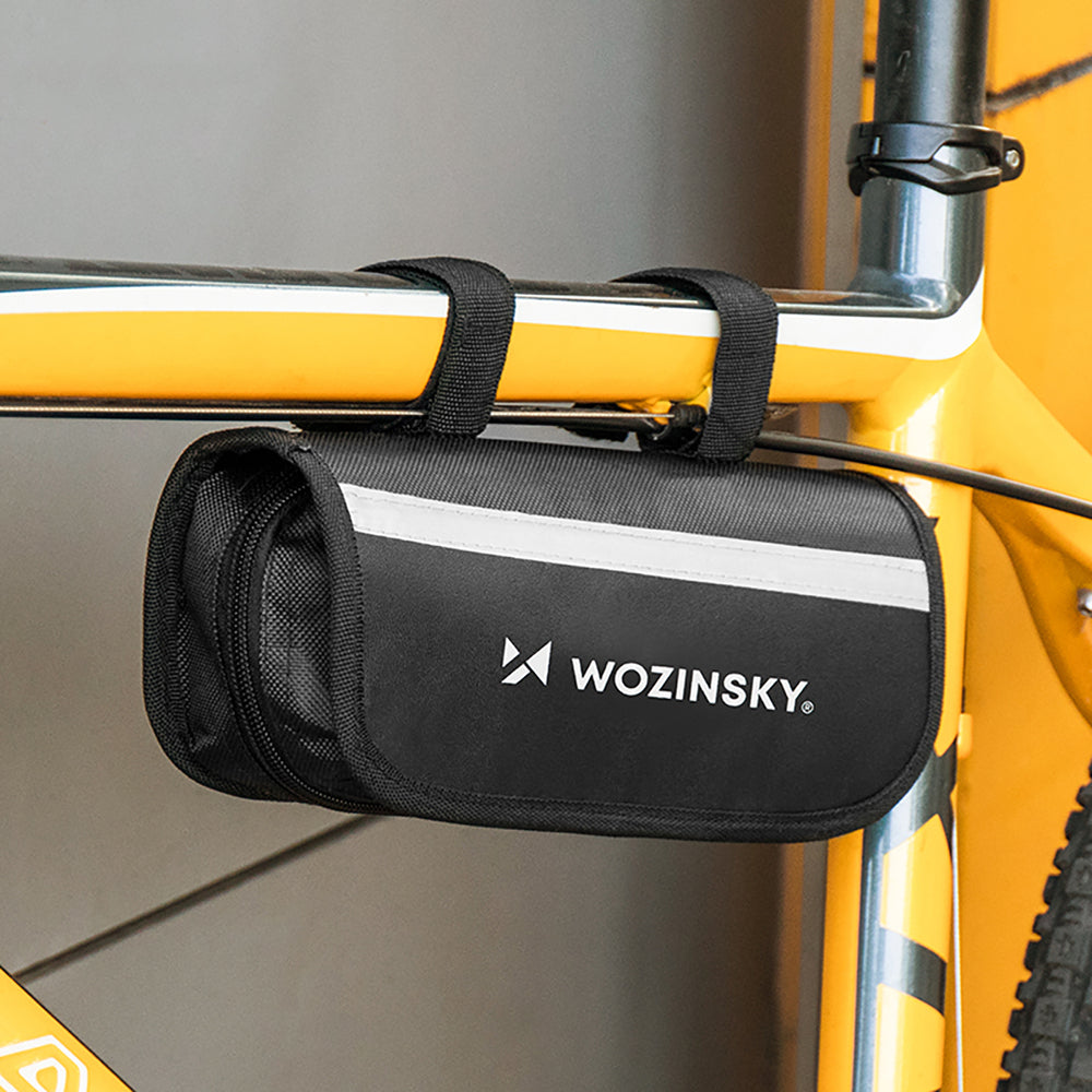 Wozinsky WMZ-01N værktøjssæt, 16-i-1 cykel multitool, pumpe, skiftnøgler, indre rør kit - sort