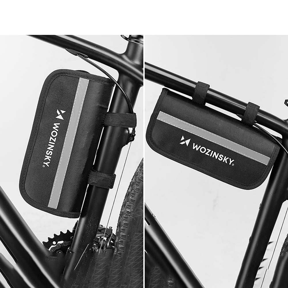 Wozinsky WMZ-01N værktøjssæt, 16-i-1 cykel multitool, pumpe, skiftnøgler, indre rør kit - sort