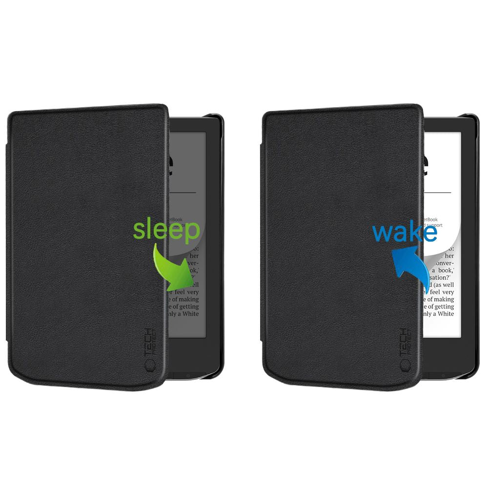TechProtect SmartCase til PocketBook Vers / Pro / Lite - sort