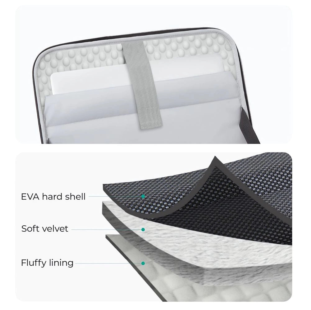 Tech-Protect Ranger-X taktisk laptop case til 15-16" - sort