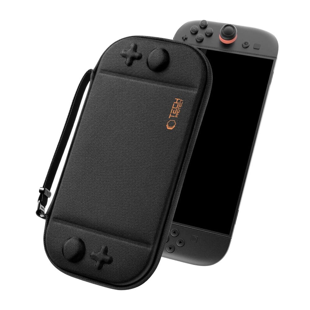 Tech-Protect Slim Pouch til Nintendo Switch 2 - sort
