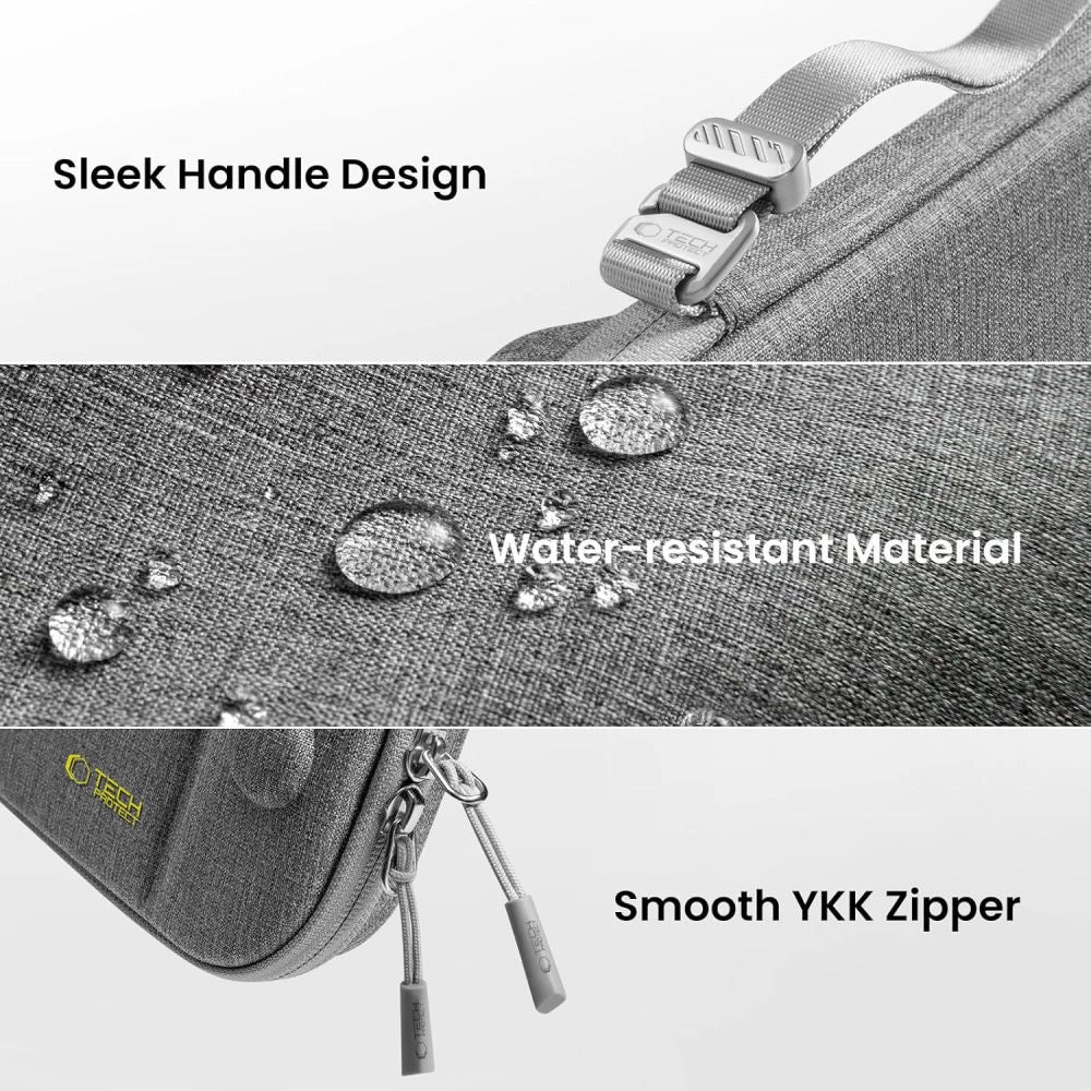 Tech-Protect Slim Pouch til Nintendo Switch 2 - Grå