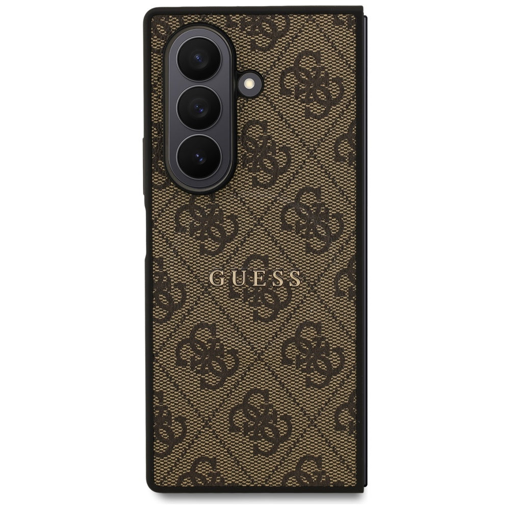 Guess 4G Classic MagSafe Case for Samsung Galaxy Z Fold7 - Brown