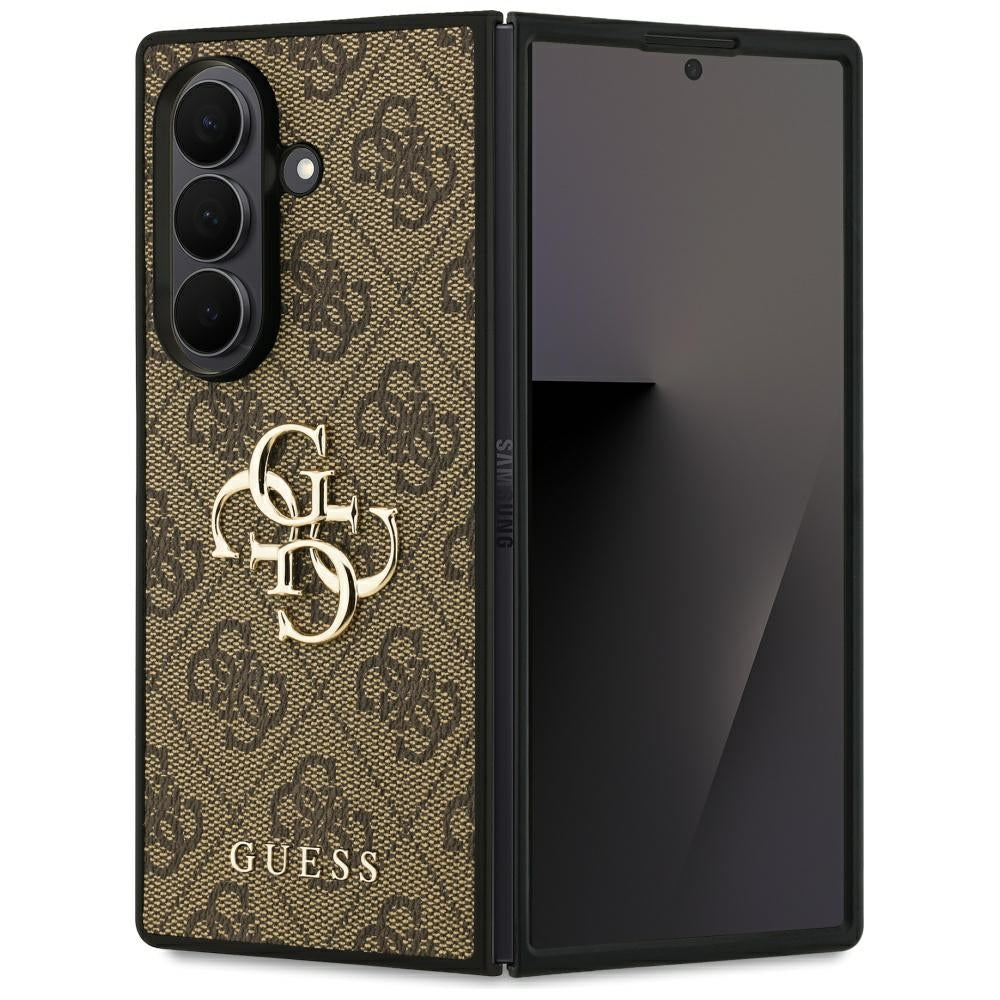 Guess Big 4G Logo Classic Logo Case til Samsung Galaxy Z Fold7 - Brunt