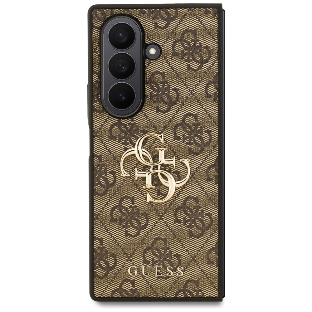 Guess Big 4G Logo Classic Logo Case til Samsung Galaxy Z Fold7 - Brunt