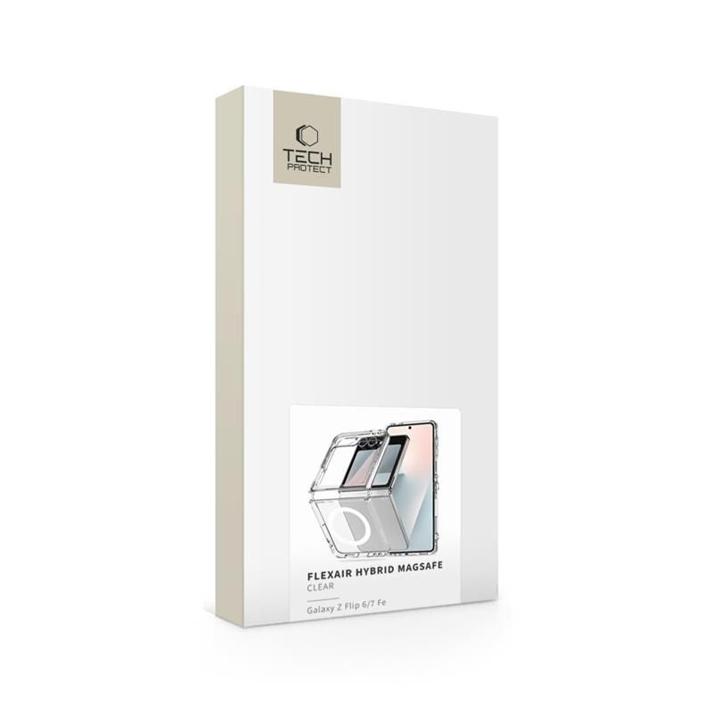 Tech-Protect FlexAir Hybrid MagSafe Case til Samsung Galaxy Z Flip 6 / 7 FE - Gennemsigtig