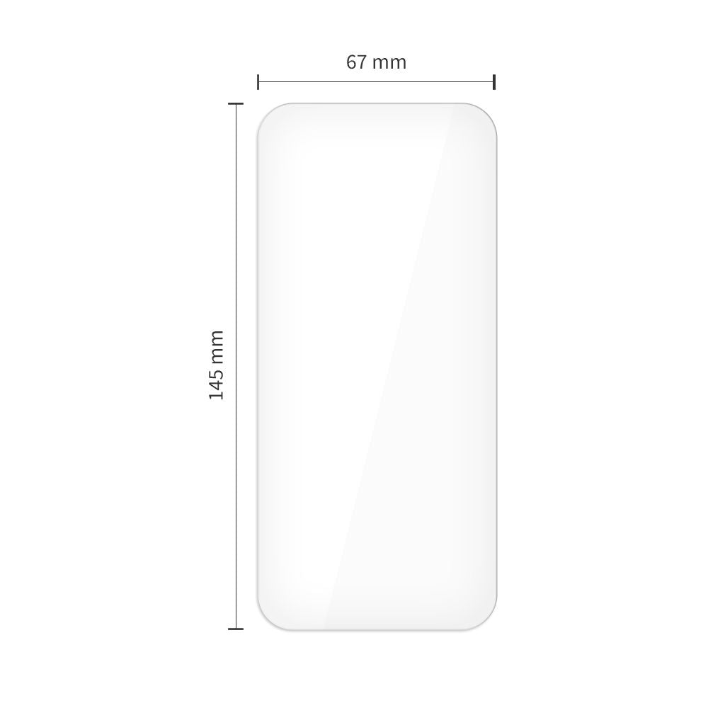 Tech-Protect Easy Set+ 3-pack hærdet glas til iPhone 17 - gennemsigtigt
