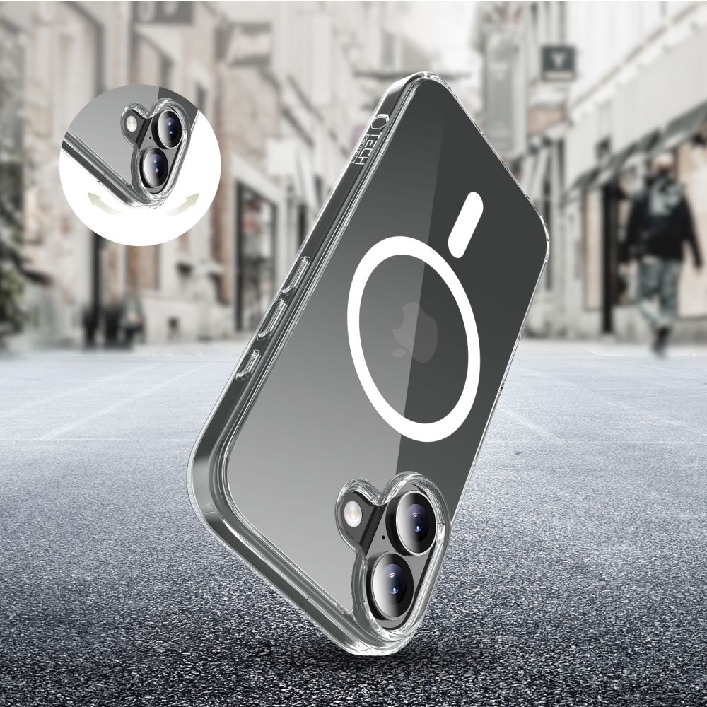 Tech-Protect FlexAir Hybrid MagSafe Case til iPhone 17 - Klar