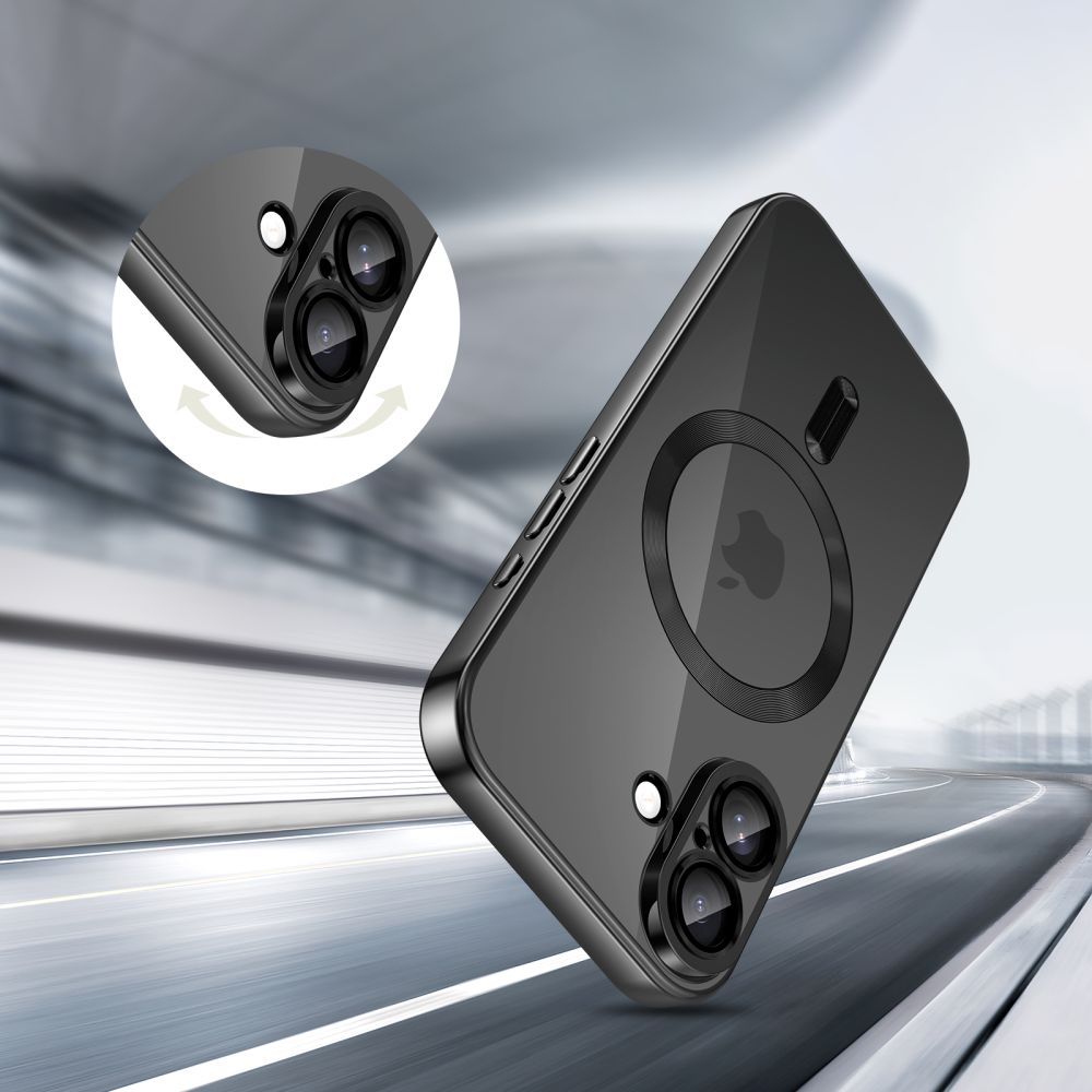 Tech-Protect MagFlex MagSafe Case til iPhone 17 - klar sort