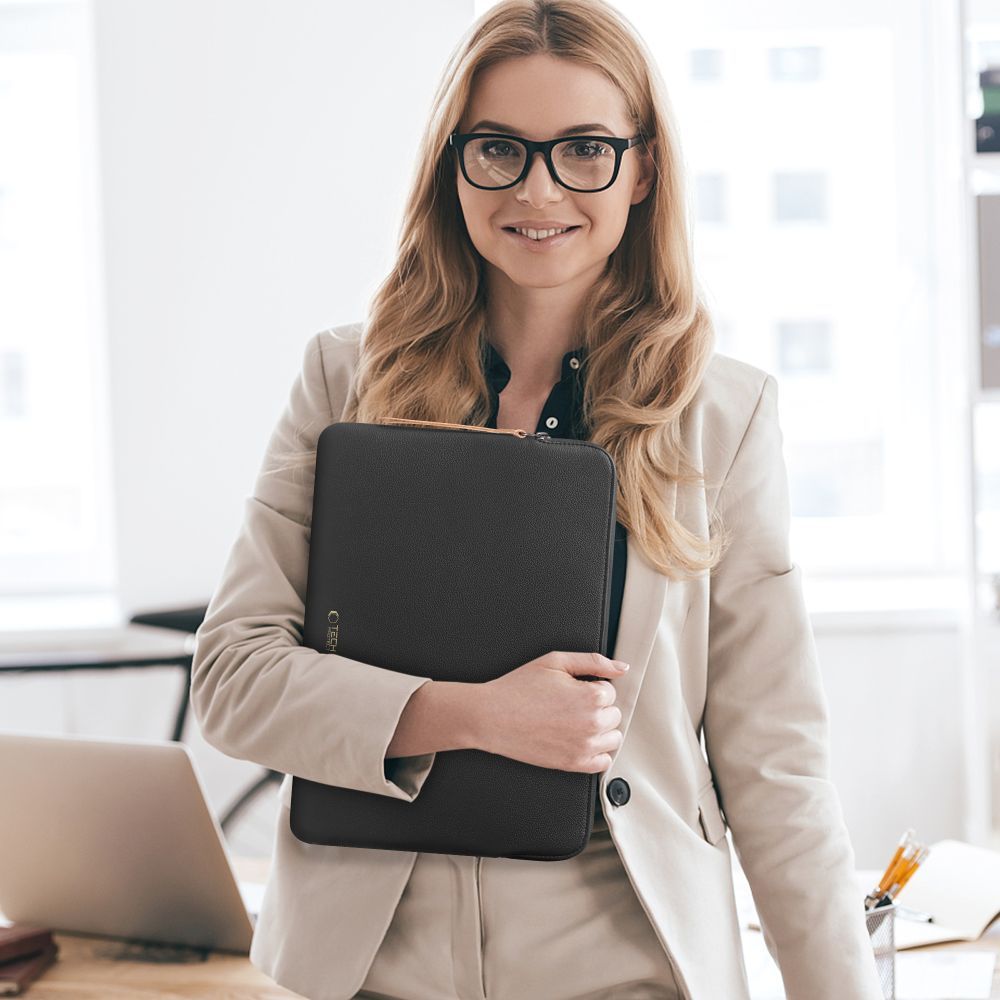 Tech-Protect Fleece Laptop Bag 13-14 - sort