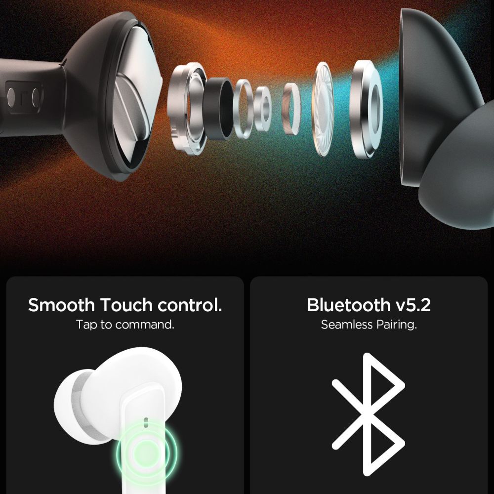 Spigen SA2402 ANC Pro Wireless Headphones - White