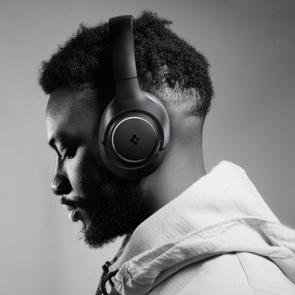 Spigen SA2403 ANC Pro Wireless Headphones - Black