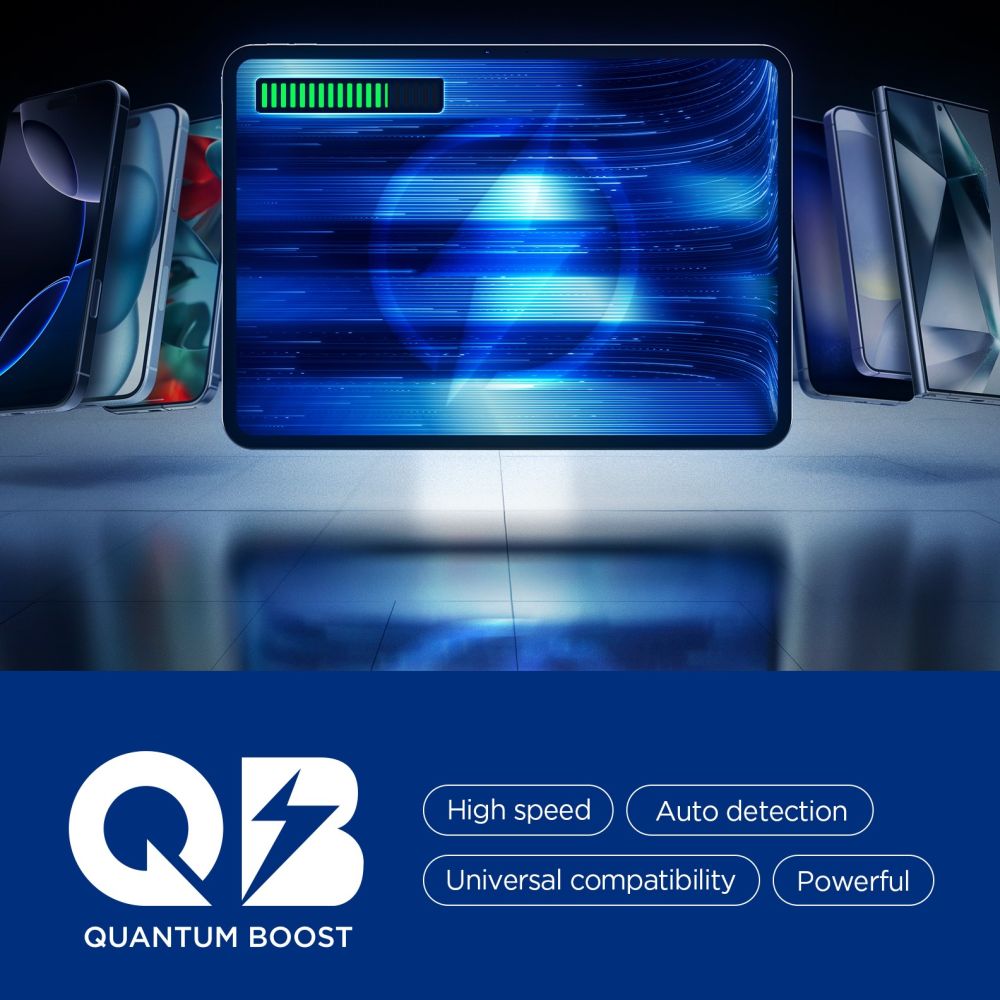 Spigen EA3020 20000mAh 30W Power Bank - sort