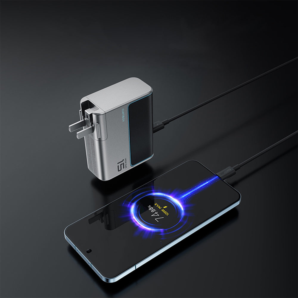 Cuktech CKCTC615NCBK USB-C 6A 240W Cable 1.5m - Black