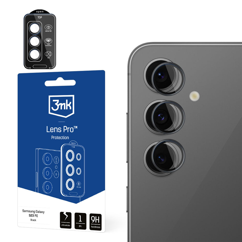 3mk Lens Protection Pro tempereret glas til Samsung Galaxy S24 FE - sort