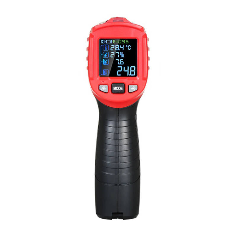 Digital Laser Pyrometer Habotest HT651D, fugtmåler