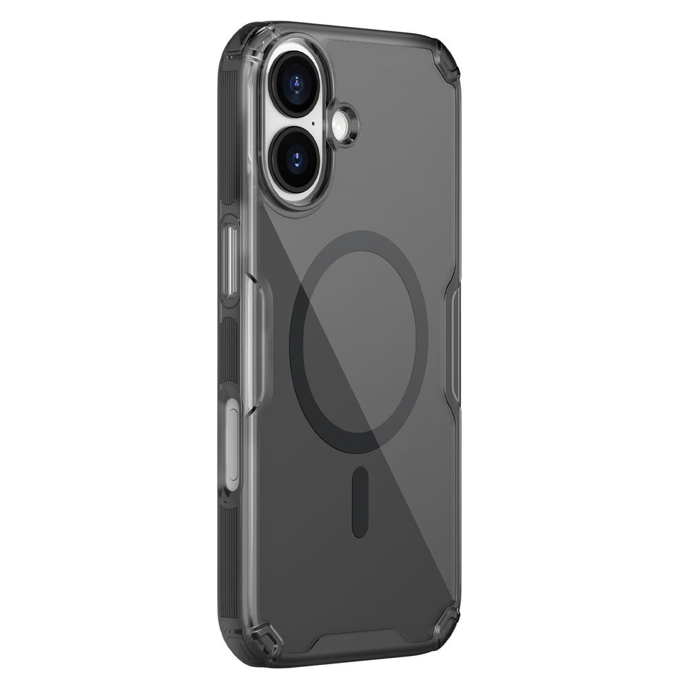 Nillkin Nature TPU Pro Magnetic Case Kompatibel med MagSafe til iPhone 17 - Gennemskinneligt sort