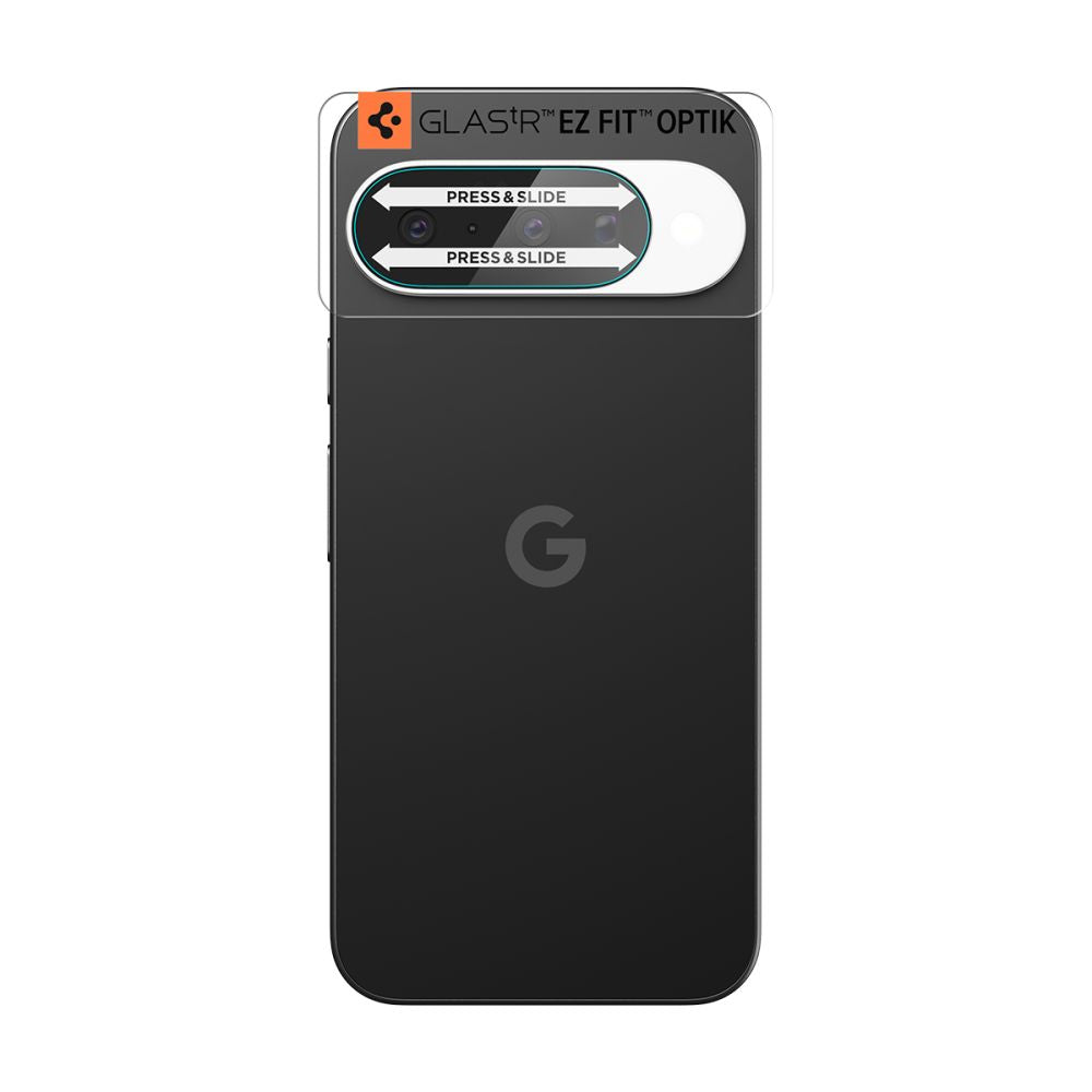 Spigen Optik Glas.tR Camera Protector 2-pack til Google Pixel 10 - Gennemsigtig