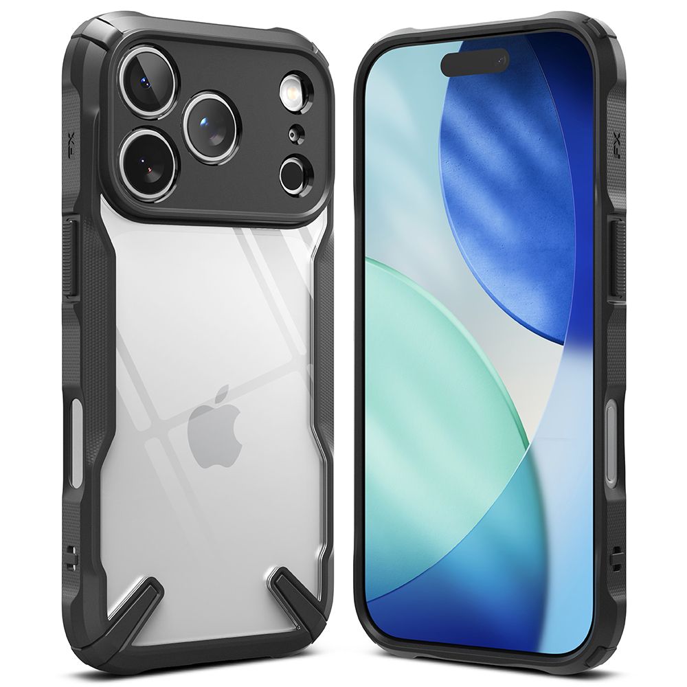 Ringke Fusion X Case til iPhone 17 Pro Max - sort