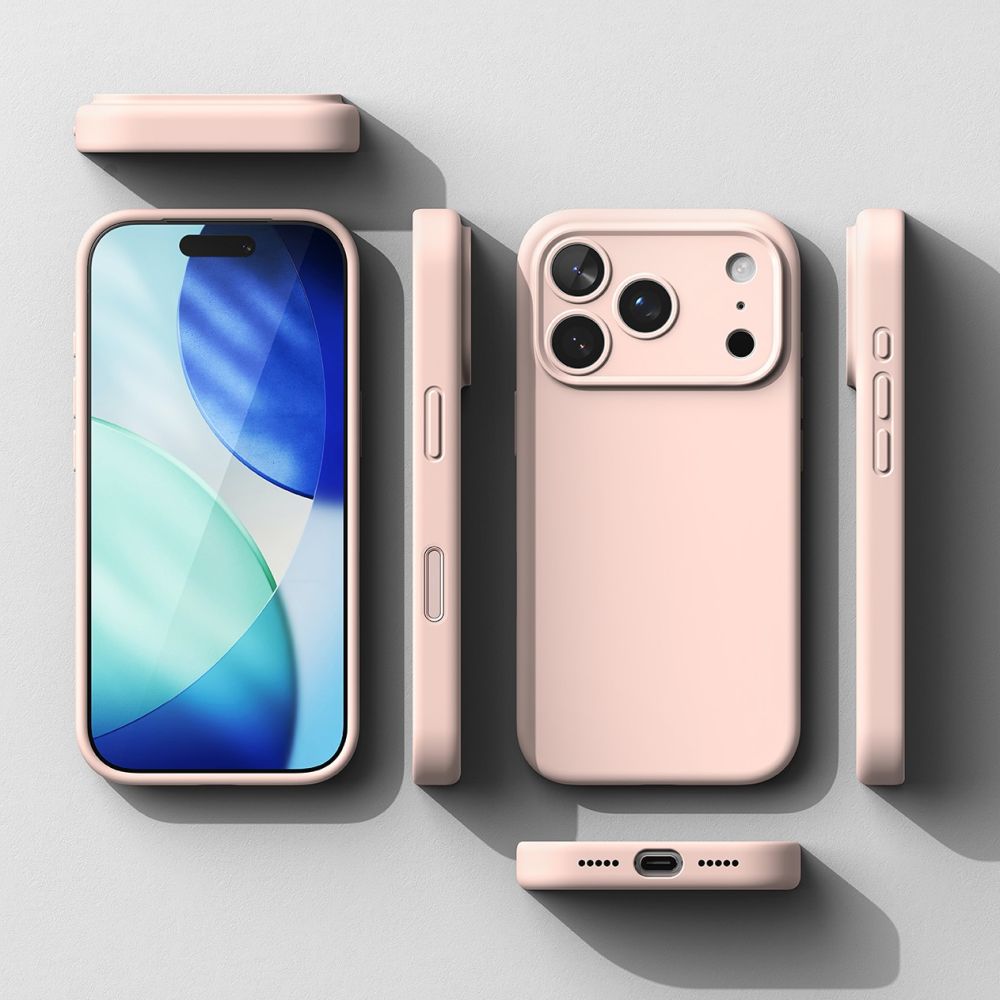 Ringke Silicone Magnetic MagSafe Case for iPhone 17 Pro - Pink