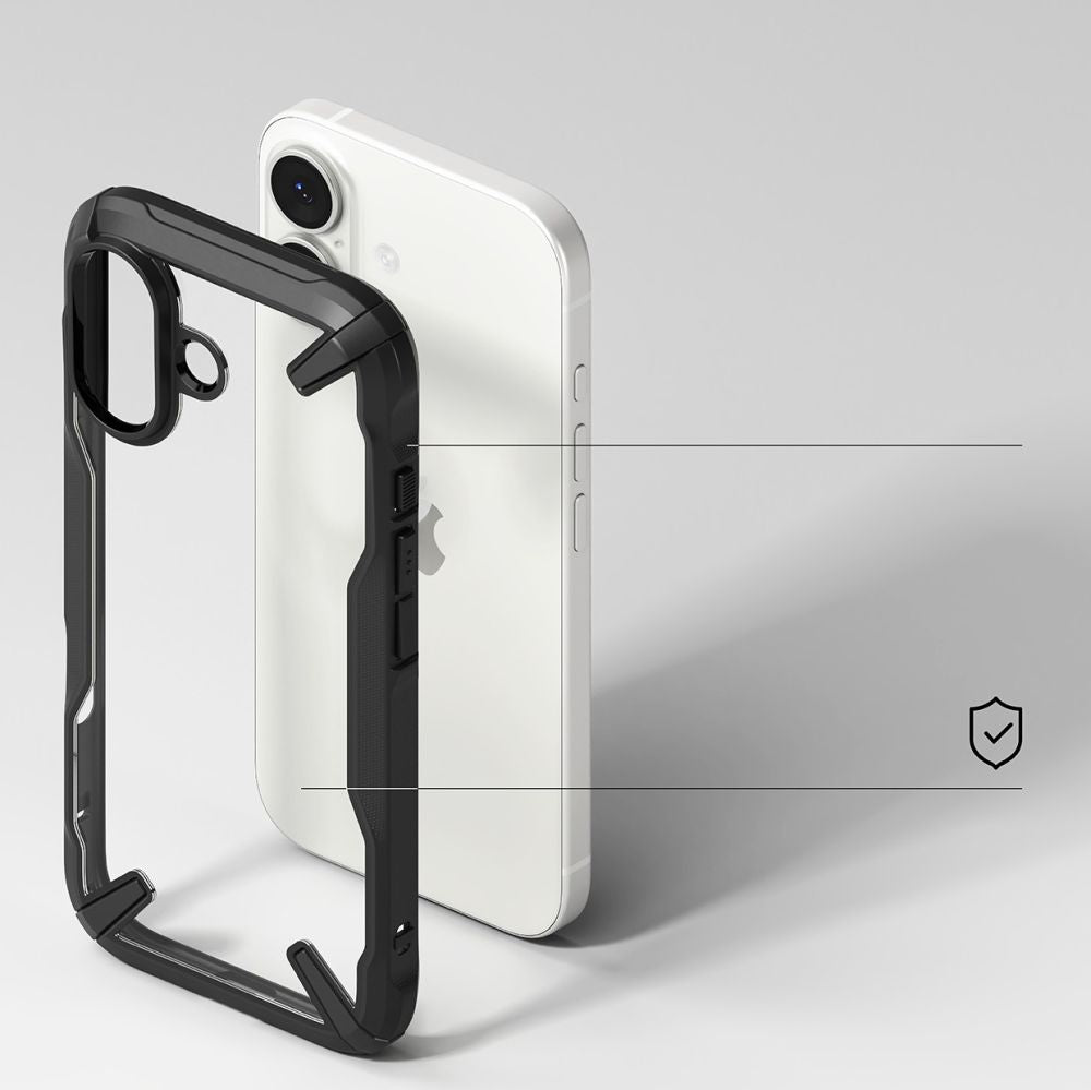 Ringke Fusion X Case til iPhone 17 - sort