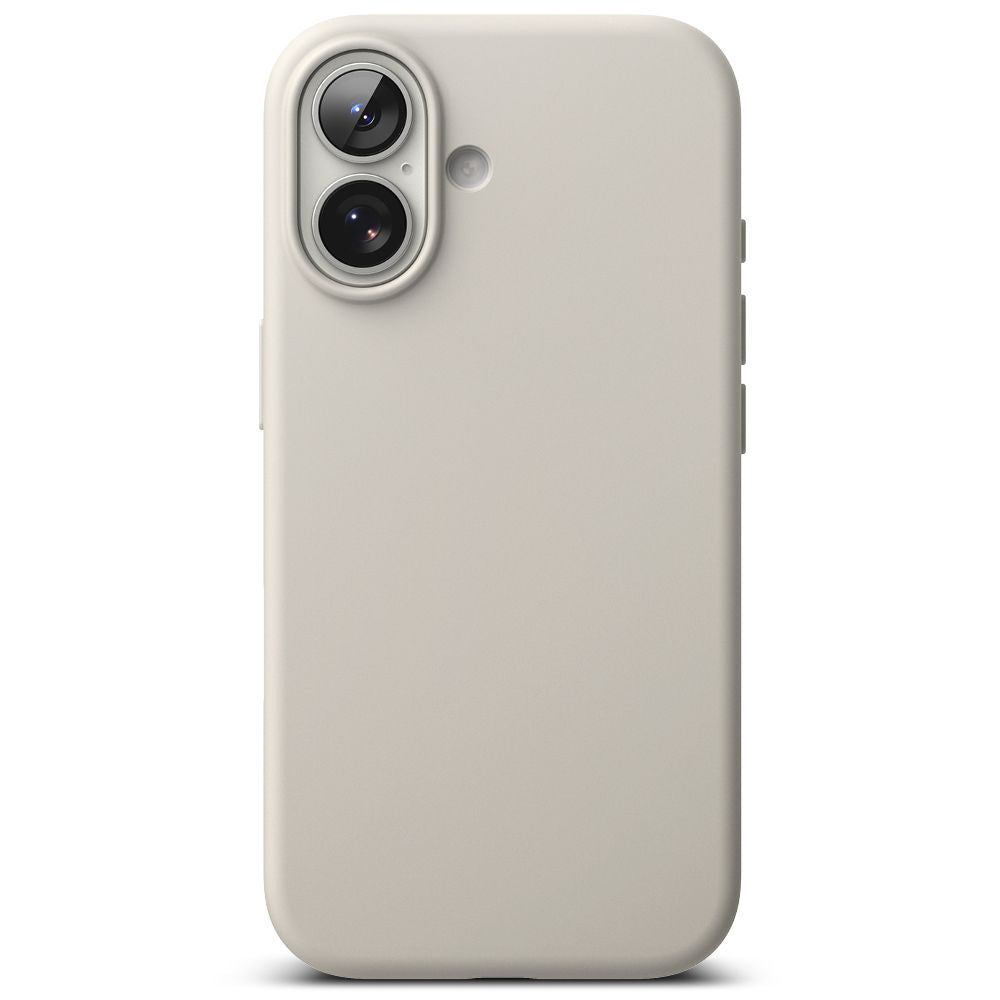 Ringke Silicone Magnetic MagSafe Case til iPhone 17 - Beige