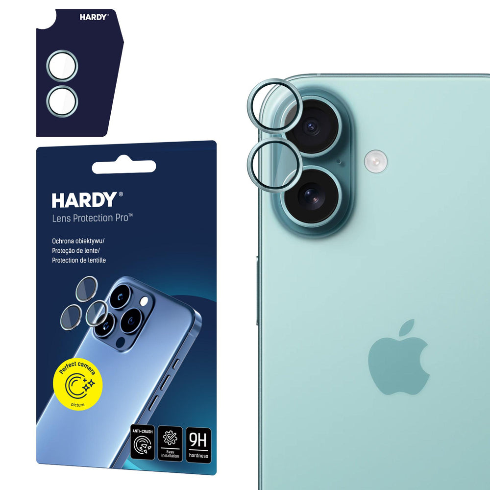 3mk HARDY Lens Protection Pro-linseglas til iPhone 17 - grønt