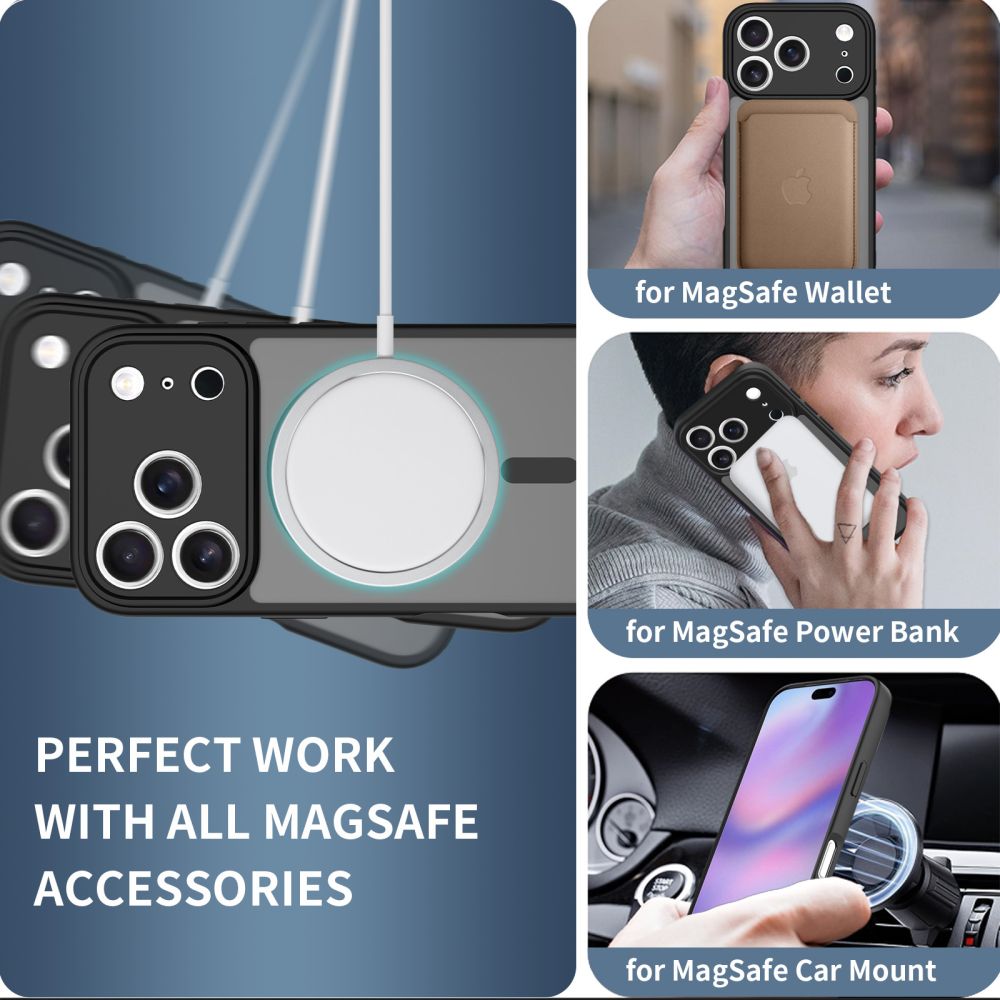 Tech-Protect BasicMag MagSafe Case til iPhone 17 Pro Max - Matte Black